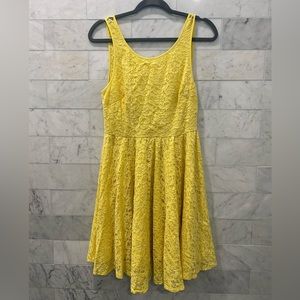 Urban Outfitters -Pins & Needles Lacey Yellow Dress